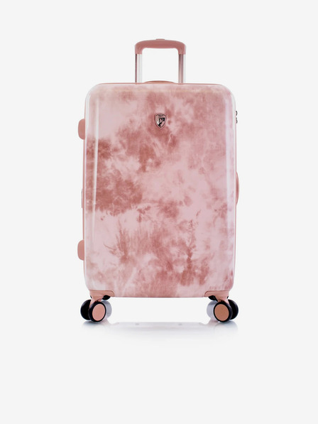 Heys Pink Patterned Travel Suitcase Heys Tie-Dye M