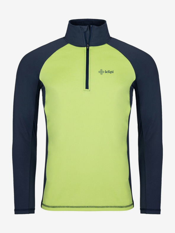 Kilpi Tricou termic albastru-verde pentru bărbați cu guler înalt Kilpi WILLIE
