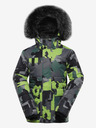 ALPINE PRO Geaca de fetita verde-gri cu membrana PTX Alpine Pro Werdo
