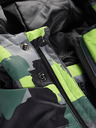 ALPINE PRO Geaca de fetita verde-gri cu membrana PTX Alpine Pro Werdo