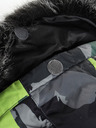 ALPINE PRO Geaca de fetita verde-gri cu membrana PTX Alpine Pro Werdo