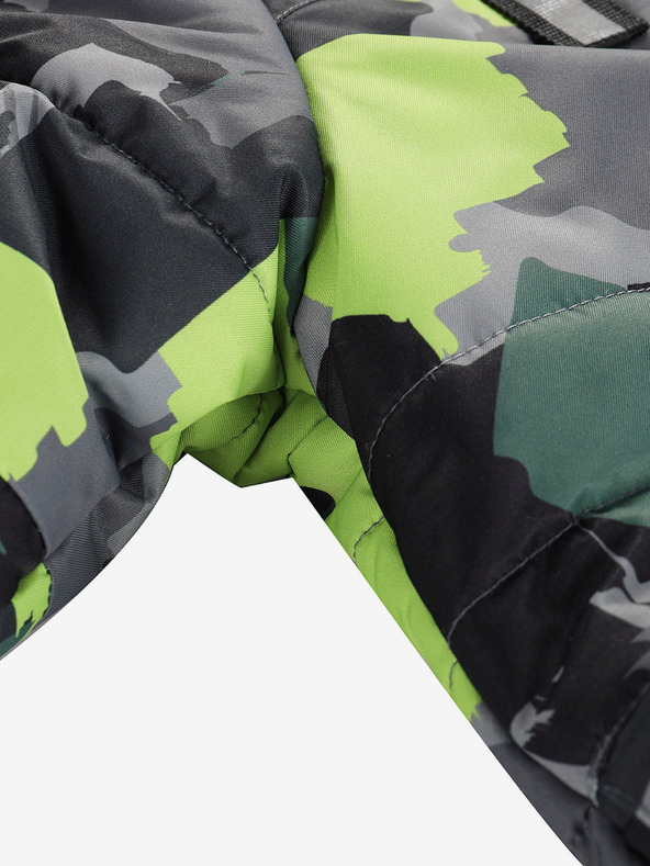 ALPINE PRO Geaca de fetita verde-gri cu membrana PTX Alpine Pro Werdo