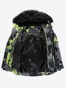 ALPINE PRO Geaca de fetita verde-gri cu membrana PTX Alpine Pro Werdo