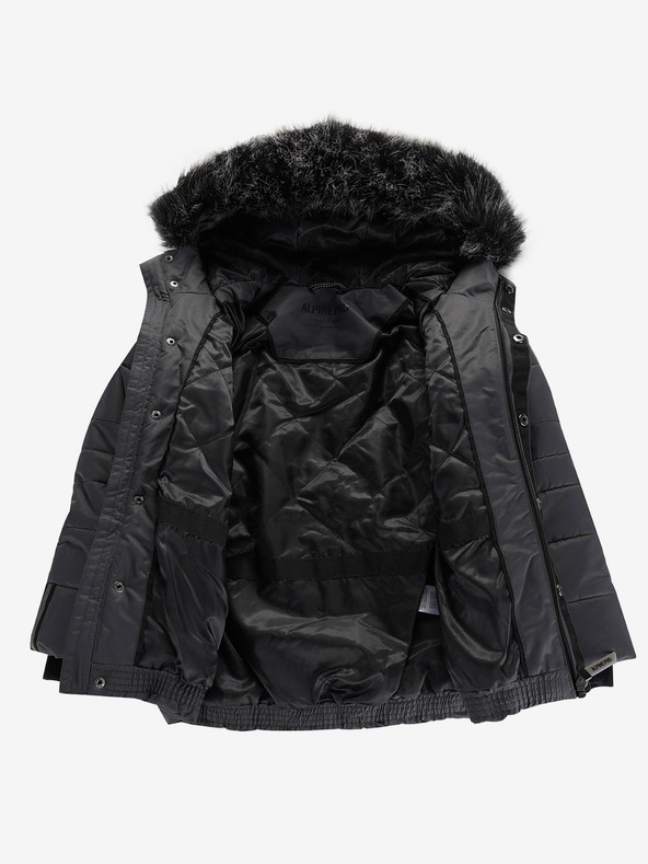 ALPINE PRO Jachetă gri pentru fată cu membrană PTX Alpine Pro Werdo