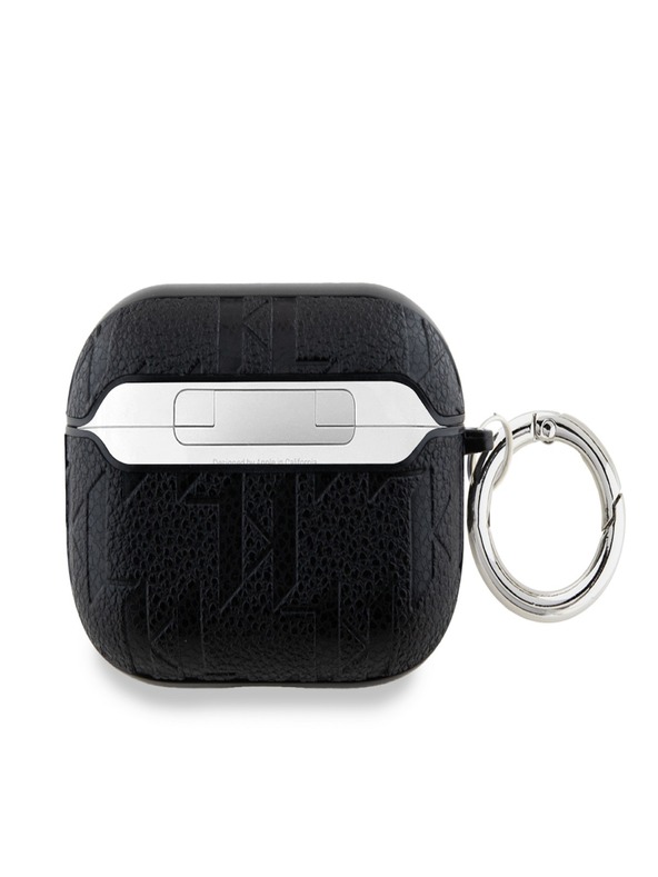 Karl Lagerfeld Karl Lagerfeld PU Embossed Karl and Choupette Heads Case pentru AirPods Pro 2 Negru