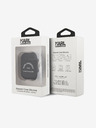 Karl Lagerfeld Rue St Guillaume Carcasă din silicon pentru Airpods 1/2 negru Karl Lagerfeld