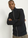 Jack & Jones Pulover negru cu fermoar Jack & Jones pentru bărbați