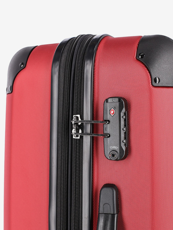 Travelite Roșu Travelite City 4w Travel Case M