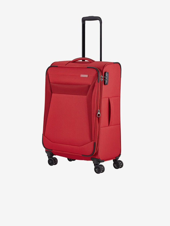 Travelite Valiză Travelite Chios M roșie