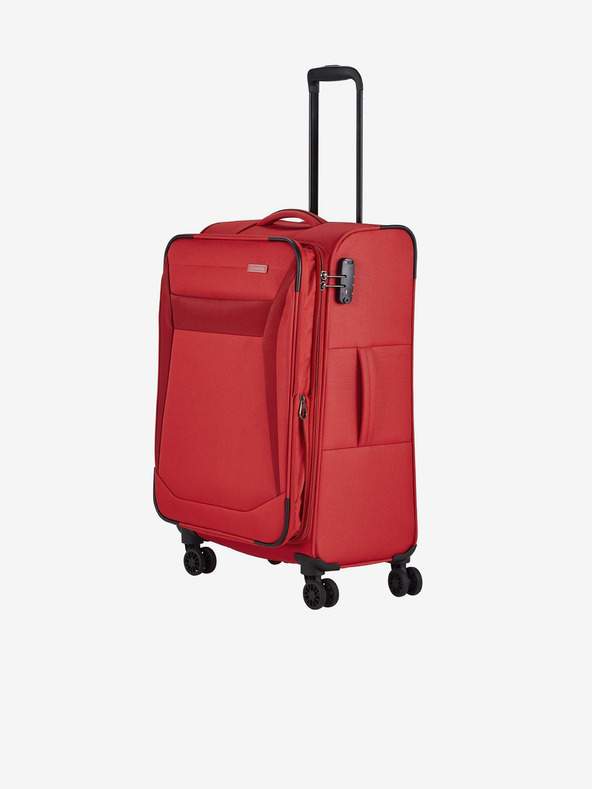 Travelite Set de trei valize de călătorie Travelite Chios roșii S,M,L