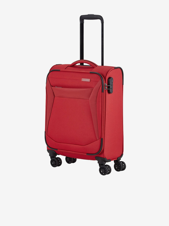 Travelite Set de trei valize de călătorie Travelite Chios roșii S,M,L