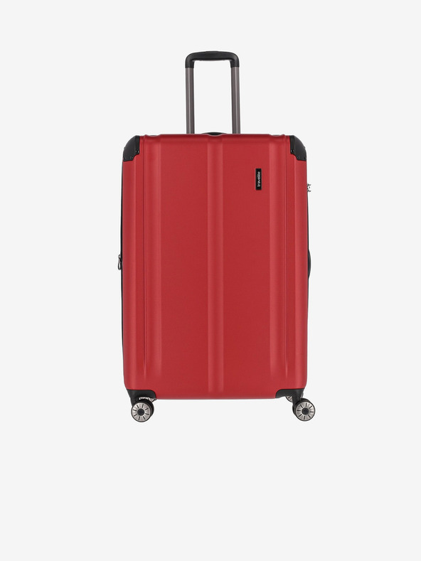 Travelite Set de trei valize de călătorie Travelite City 4w în roșu S,M,L