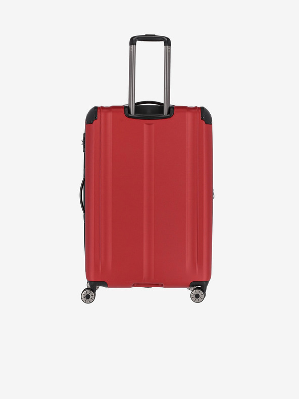 Travelite Set de trei valize de călătorie Travelite City 4w în roșu S,M,L