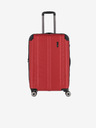 Travelite Set de trei valize de călătorie Travelite City 4w în roșu S,M,L