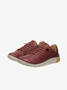 Keen Adidași din piele maro pentru femei Keen KNX Lace