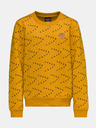 Sam 73 Sweatshirt cu model pentru fete, muștar SAM 73
