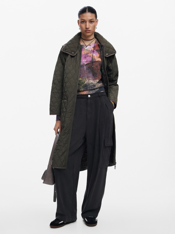 Desigual Palton matlasat reversibil pentru femei Desigual Odense