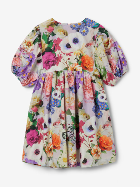 Desigual Rochie florală pentru fete mov și crem Desigual Akira