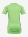 ALPINE PRO Tricou de ciclism cu uscare rapidă pentru băieți Alpine Pro verde LATTERO