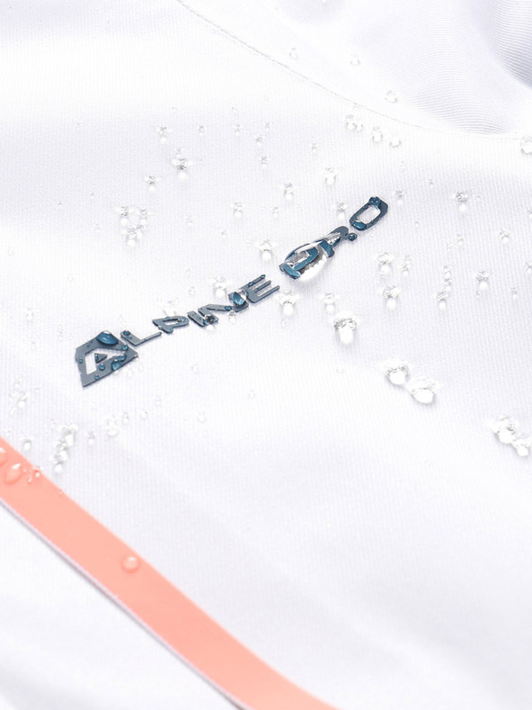 ALPINE PRO jachetă de schi pentru femei cu membrană ptx ALPINE PRO ZARIBA alb
