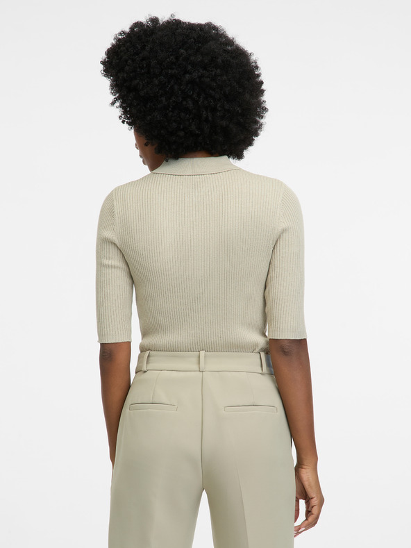 Orsay Tricou gri cu mânecă scurtă pentru femei ORSAY