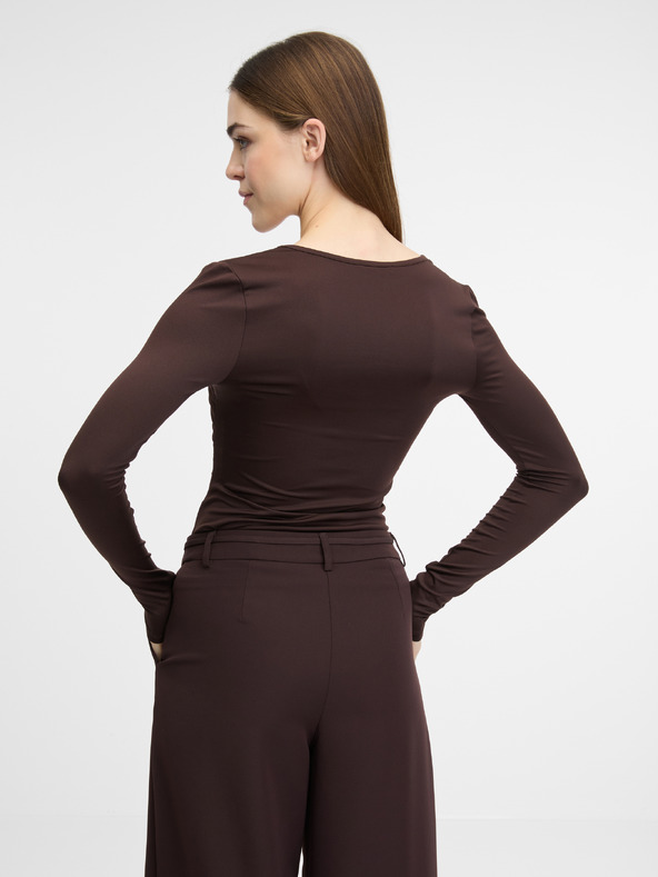 Orsay Tricou maro cu mânecă lungă pentru femei ORSAY