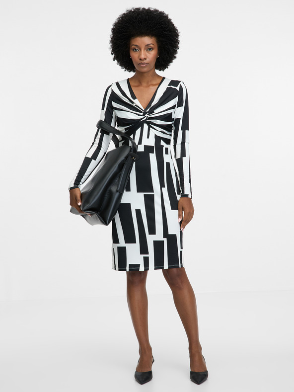 Orsay Rochie neagră până la genunchi, pentru femei ORSAY