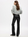 GAP Pantaloni din piele cu talie mare din anii '70 GAP