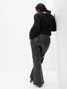 GAP Pantaloni din piele cu talie mare din anii '70 GAP