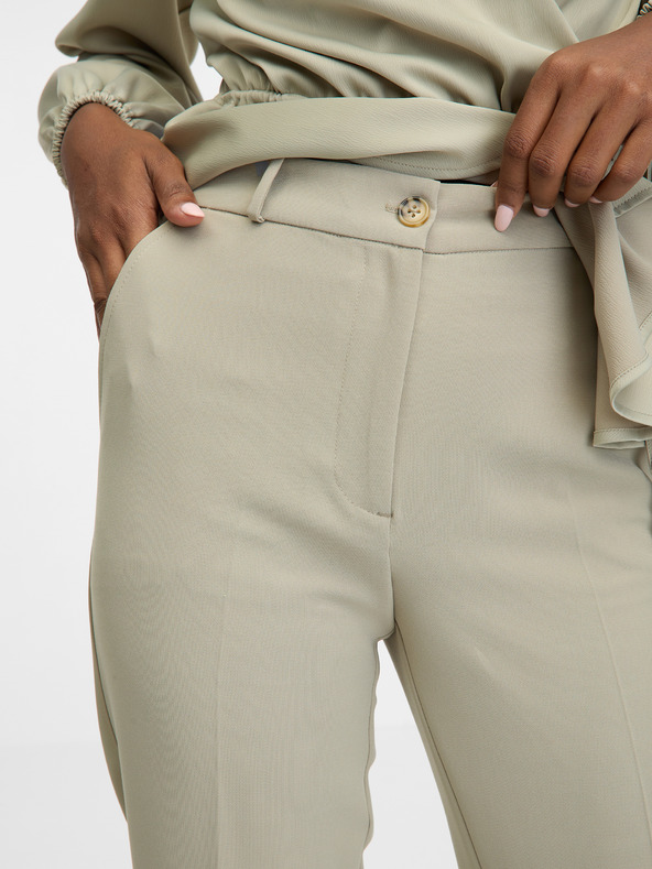 Orsay Pantaloni de damă kaki ORSAY