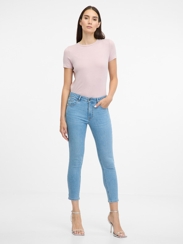 Orsay Blugi skinny de damă albastru deschis ORSAY