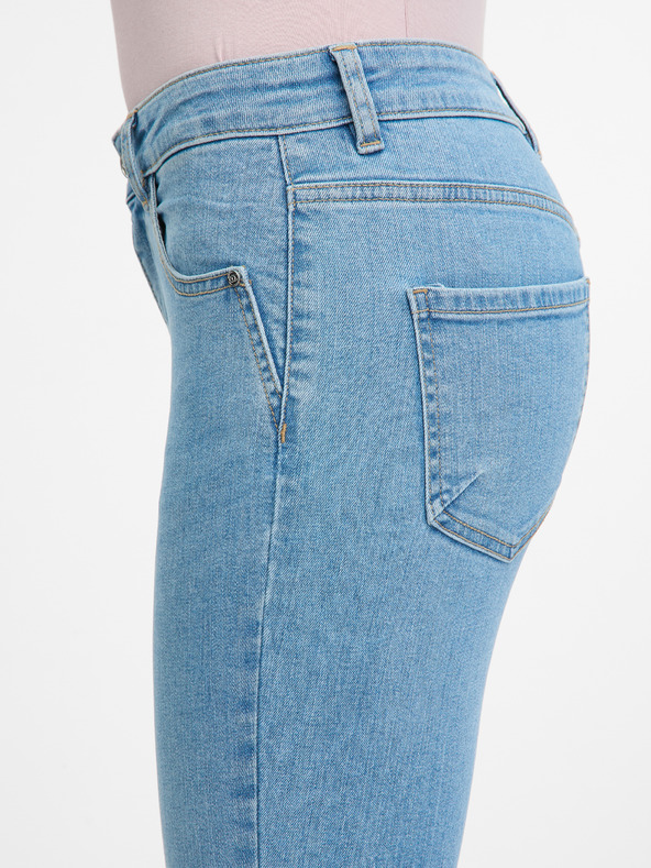 Orsay Blugi skinny de damă albastru deschis ORSAY