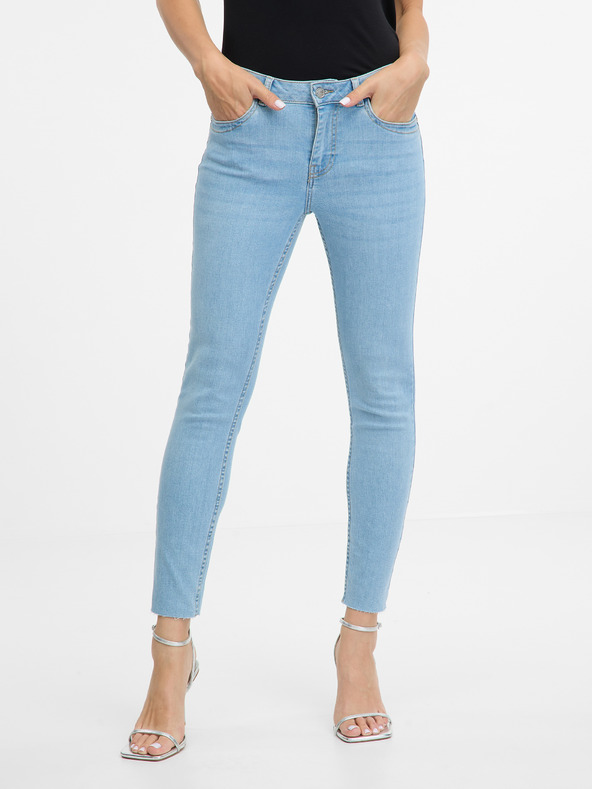 Orsay Blugi skinny de damă albastru deschis ORSAY