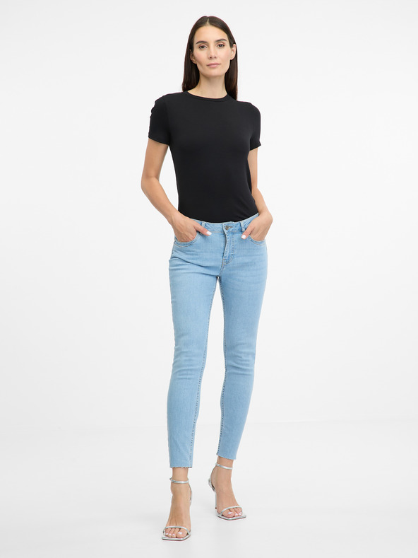 Orsay Blugi skinny fit albastru deschis pentru femei ORSAY