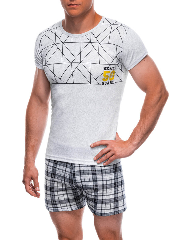 Edoti EDOTI Pijama pentru bărbați, gri