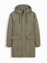 Ombre Clothing Jachetă parka lungă clasică pentru bărbați măsliniu Ombre Clothing