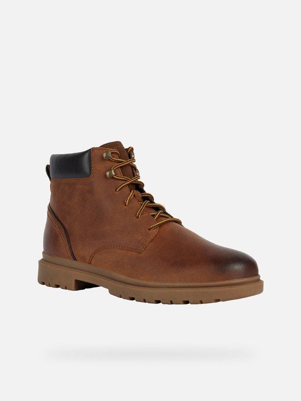 Geox Botine maro pentru bărbați Geox Andalo