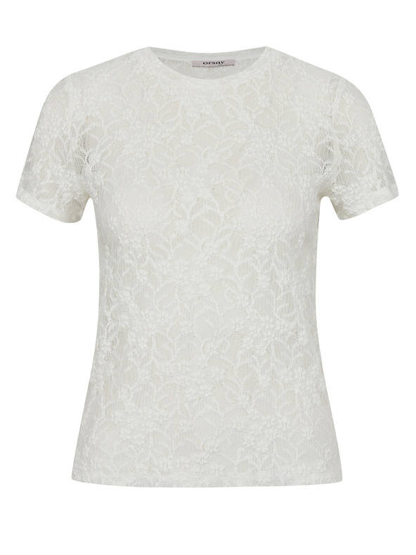 Orsay Bluză de damă albă ORSAY