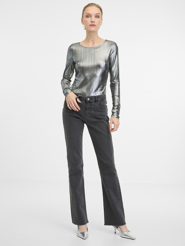 Orsay Tricou cu mânecă lungă pentru femei, maro ORSAY