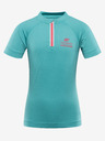 ALPINE PRO Tricou de ciclism cu uscare rapidă pentru băieți Alpine Pro verde LATTERO