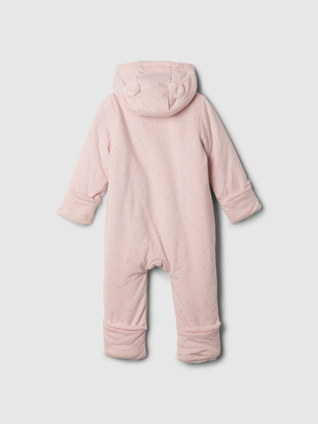 GAP Baby salopetă cu glugă sherpa GAP
