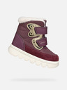 Geox Burgundy pantofi de iarnă pentru fete Geox Willaboo B A