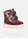 Geox Burgundy pantofi de iarnă pentru fete Geox Willaboo B A