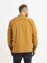 Celio Cămașă bărbătească mustar cu buzunare Celio