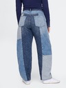 GAP Blugi Barrel High Rise Patchwork GAP