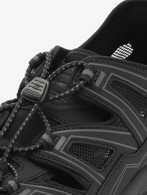 ALPINE PRO Sandale de vară pentru exterior cu flux de aer ALPINE PRO NUBRE negru