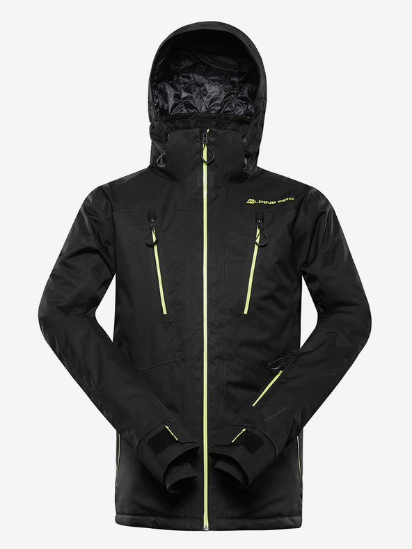 ALPINE PRO Jachetă de schi pentru bărbați cu membrană ptx ALPINE PRO REAM negru
