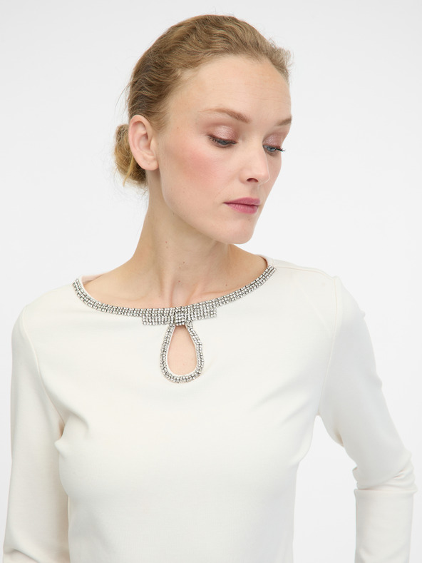 Orsay Bluză neagră de damă cu mâneci lungi ORSAY