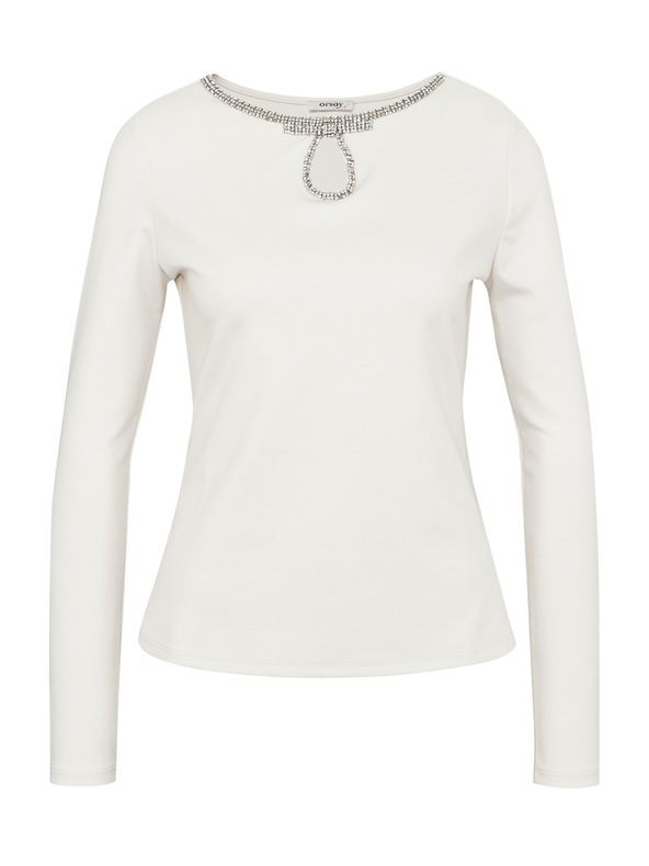 Orsay Bluză neagră de damă cu mâneci lungi ORSAY