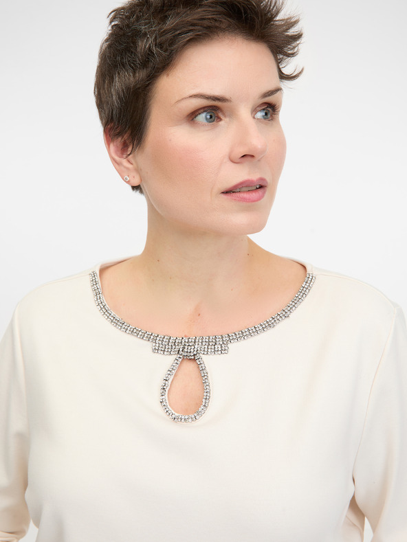 Orsay Bluză neagră de damă cu mâneci lungi ORSAY